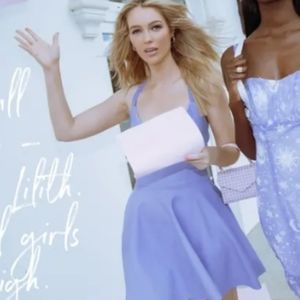 Blackmilk Unreleased Lilac Dark Magic mini dress.